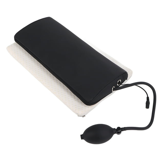 Lower Back Traction Device,Heated Lumbar Support Inflatable Inflatable Heated Lumbar Pillow Pain Relief Lumbar Support Pillow Best in Class