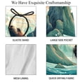 thumbnail image 4 of luoweisi Men's Beach Shorts Quick Dry Swim Trunks with Mesh Lining Sea Lion S, 4 of 5