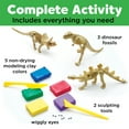 thumbnail image 4 of Creativity for Kids Create with Clay Dinosaurs: Craft 3 Dinosaurs for Kids, Dinosaur Toys for Ages 5-8+, 4 of 11