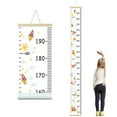 thumbnail image 2 of Growth Chart for Wall Safari Baby Growth Height Chart Handing Ruler Wall Decor for Kids, Canvas Removable Height Growth Chart Growth Chart for Wall Sticker Eactix, 2 of 9