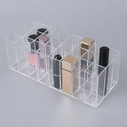 Acrylic Lipgloss Holder With 24 Storage Compartments Cosmetic Storage Box