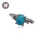 thumbnail image 3 of Anillo de plata para mujer, anillos de moda portátiles, regalos para novia, joyería decorativa, propuesta de boda, compromiso informal Ropa, zapatos y accesorios Miscelánea Azul Tamaño 10 Guardurnaity AP011197-23, 3 of 6