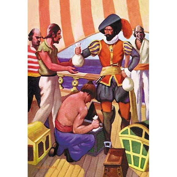 Blackbeard- Fine Art Canvas Print (20" x 30")