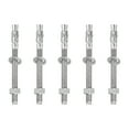 thumbnail image 1 of Uxcell 5 Pcs Ancrages en Coin, 1/2 Pouces x 5-1/2 Pouces Ancrages en Acier Inoxydable pour Béton, Fixation Standard Robuste pour Support Mural en Ciment (Inclut Rondelles Écrous, Ton Argent), 1 of 6