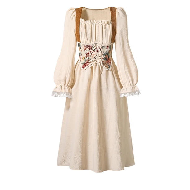 folk lace dress Vintage 70s Daisy Lace Bridal Gown, Sheer Ruffle Sleeves, Prairie Romantic Folk  Dress S 34