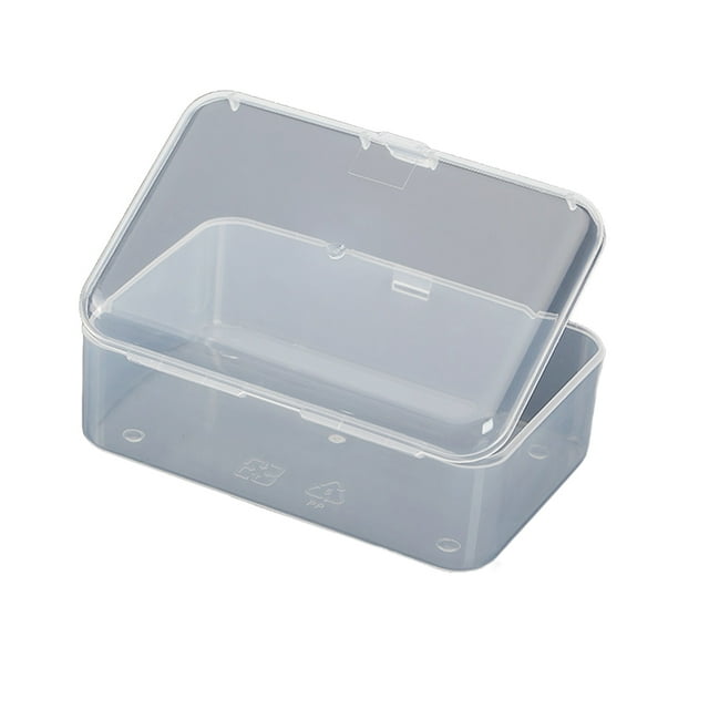 Kearding Cajas de almacenamiento de cuentas transparentes rectangulares Contenedores portátiles de bricolaje Almacenamiento y organización del hogar