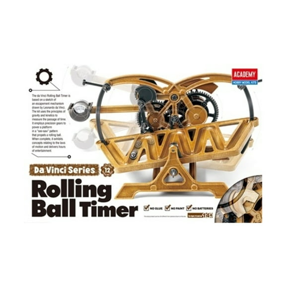 Da Vinci Rolling Ball Timer - Da Vinci Machines Series Kit by Academy #18174