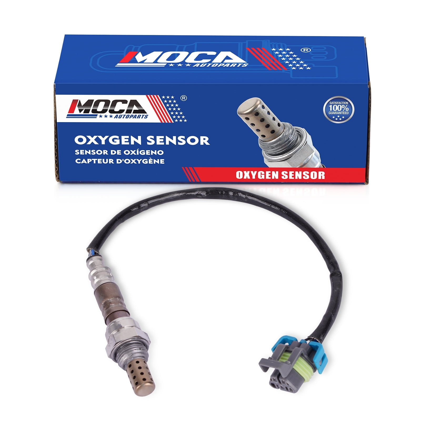 QIJIAUTO Sensor De Oxígeno O2 Aguas Arriba Y Aguas Abajo Compatible Con