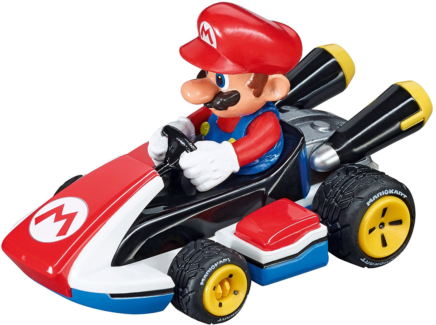 Carrera 64033 Mario Kart - Mario 1:43 Scale Analog Slot Car Vehicle for  GO!!! Electric and Battery Slot Car Racing Track Sets 