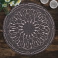 thumbnail image 2 of Gold Black Beaded Placemats Set of 2 for Dining Coffee Table Scratch Heat Stain Resistant Charger Kitchen Decor Durable Tablemats - Fall Autumn Thanksgiving Holiday - 14 Inches, 2 of 7