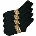 thumbnail image 2 of 3-12 Pairs Womens Cotton Classic Casual Solid Black Fashion Crew Socks Size 9-11, 2 of 5
