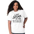thumbnail image 3 of I Spoke to the Manager Karen Quote Women's Graphic T Shirt Tees Brisco Brands X, 3 of 5