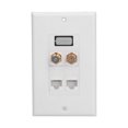 thumbnail image 3 of Placa de pared coaxial de Ethernet puerto multimedia del zócalo de pared video compresivo flexible previene el descoloramiento ANGGREK Otros, 3 of 8