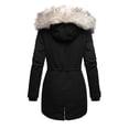 thumbnail image 3 of Women's Plus Size Winter Coat Recycled Puffer Jacket Warm Thicken Parka Overcoat with Removable Hood, 3 of 3