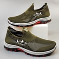 thumbnail image 3 of YUDAI Men's Slip on Walking Shoes Non Slip Gym Workout Shoes Breathable Mesh Walking Mens Sneakers, 3 of 3