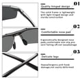 thumbnail image 6 of SUNVOES Polarized Sports Sunglasses Men Women Cycling Glasses Motorcycle Fishing Golf, 6 of 9