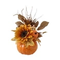 thumbnail image 3 of Adorno de artificial, decoración de Acción de Gracias de otoño, accesorios de fotografía para manualidades de bricolaje, decoración Naranja, 3 of 8