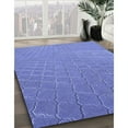thumbnail image 2 of Ahgly Company Indoor Round Patterned Sky Blue Dress Blue Area Rugs, 6' Round, 2 of 6