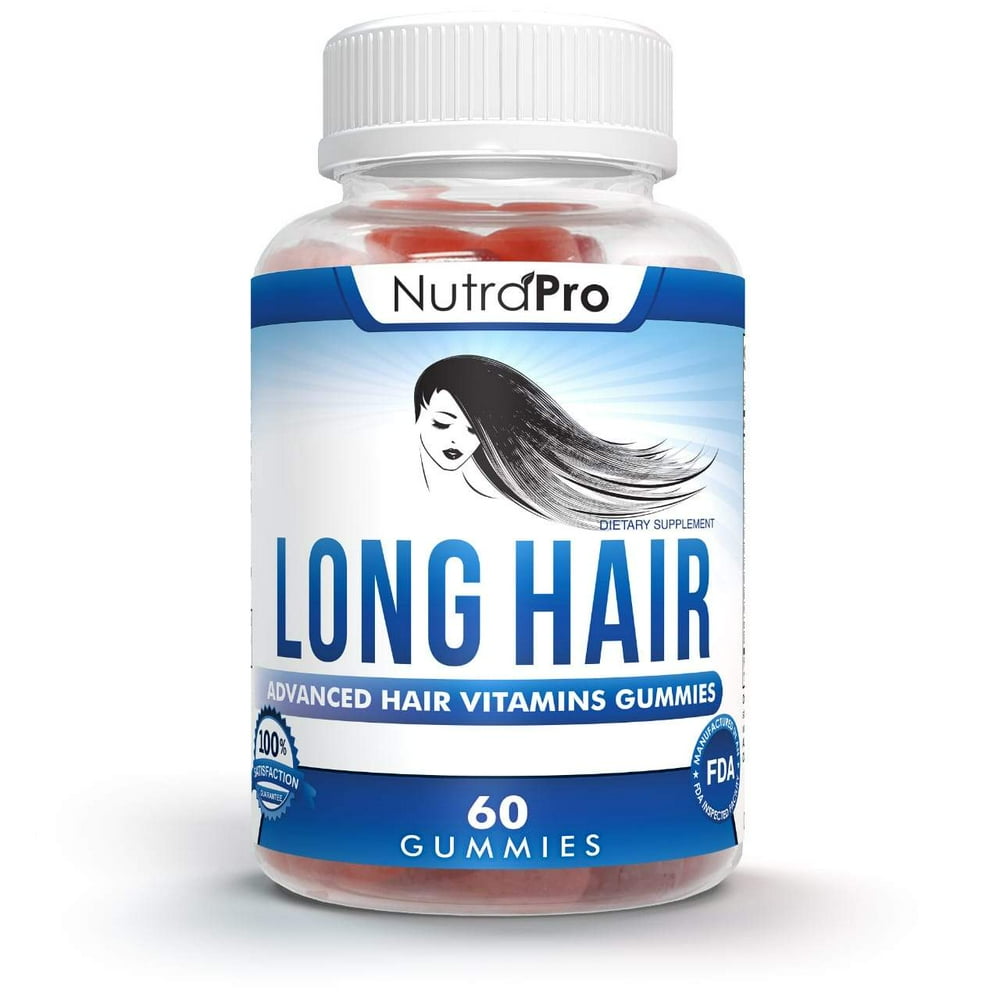 Long Hair Gummies AntiHair Loss Supplement for Fast Hair Growth of Weak, Thinning Hair by