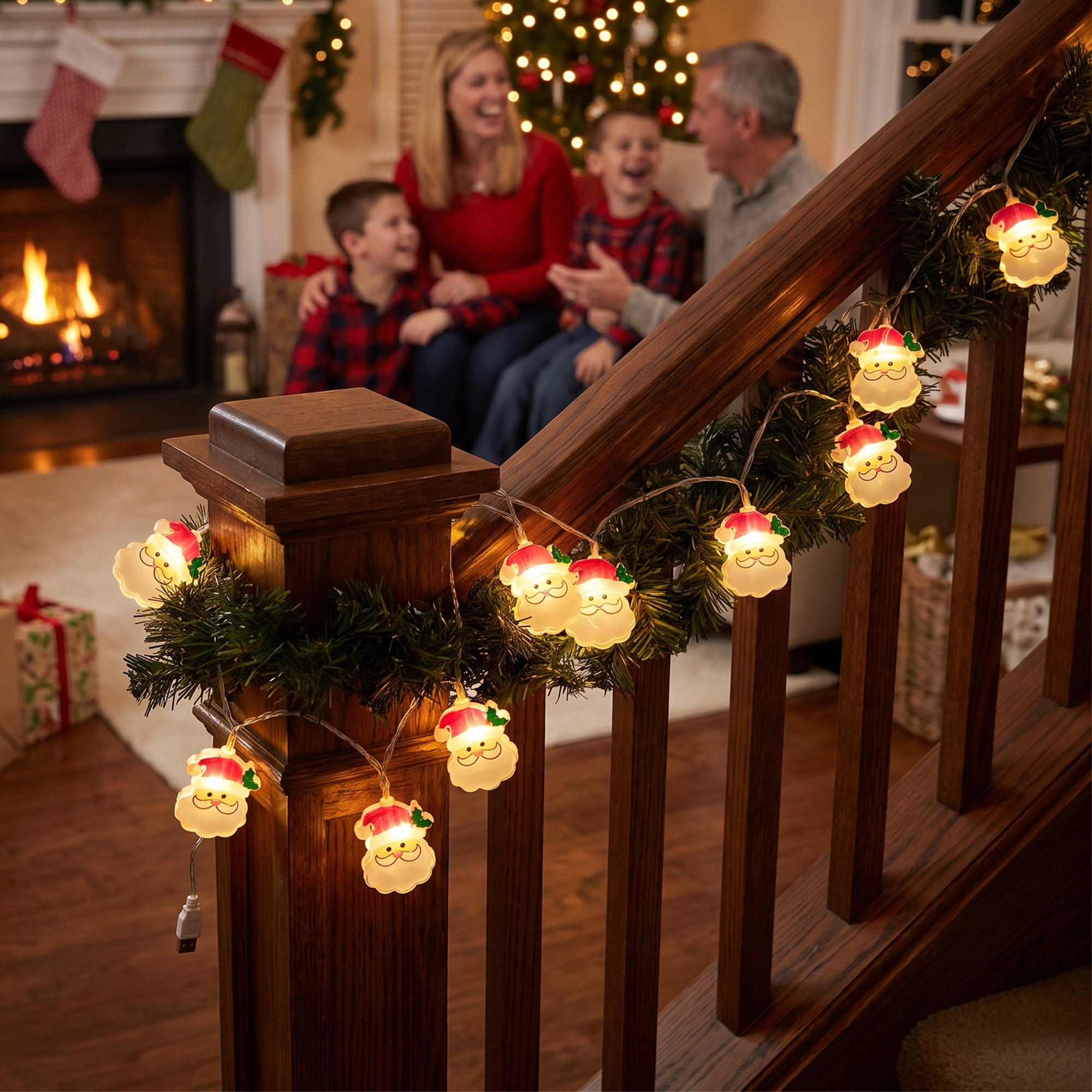 Unique Bargains Fairy Lights for Decor and Festive 9.8 ft Christmas USB Powered