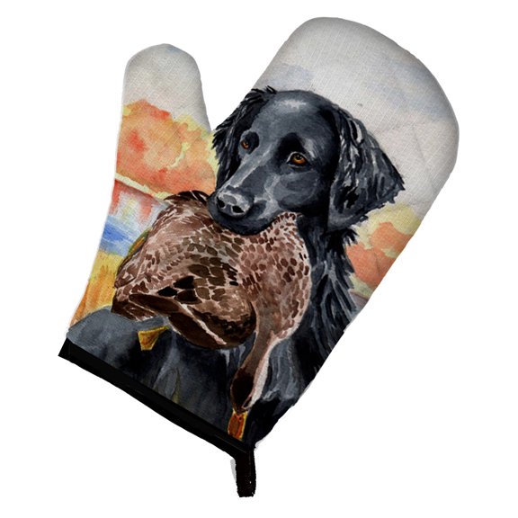 Flat Coated Retriever Oven Mitt
