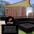 thumbnail image 3 of Outdoor Sun Shade - 12' x 12' x 12' Tan Shade Sails for Backyard - Sun Shade Sail Balcony Shade Canopy - Pergola Shade Cover for Garden - Sun Sail Deck Shade Sunshades for Patio - Sun Shades Outdoor, 3 of 5