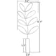 thumbnail image 3 of Enrejado de jardín, enrejado pequeño para plantas trepadoras en macetas Enrejado de soporte Enrejado pequeño para plantas en macetas Resultados impresionantes, 3 of 8