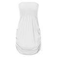thumbnail image 4 of Beach Vacation Clothes for Women Checke Top Women Tote Girls Business Casual Tops Bra Camisoles for Color Compression Garment Top Control Camisoles Cropped Compression Long Girl Sleepers White 2XL, 4 of 6