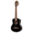 thumbnail image 2 of Ortega Guitars, 4-String Onyx Series Tenor Ukulele w/Bag, Right-handed, Black, (RUOX-TE), 2 of 4
