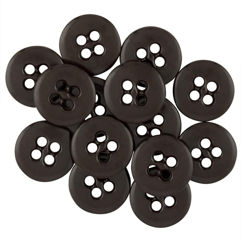 ButtonMode Suspender Brace Pant Buttons Set Includes 1-Dozen Pants Buttons  Measuring 17mm (slightly more than 5/8 Inch)