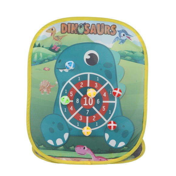 2 In 1 Bean Bag Throwing Game Set, Bean Bags Throw Target Toy Multiring Foldable Interesting Powerful for Backyard for Floor for Lawn