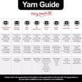 thumbnail image 7 of Mary Maxim Starlette Crochet and Knitting Yarn - Acrylic Worsted Weight Yarn 4, Black, 7 of 7