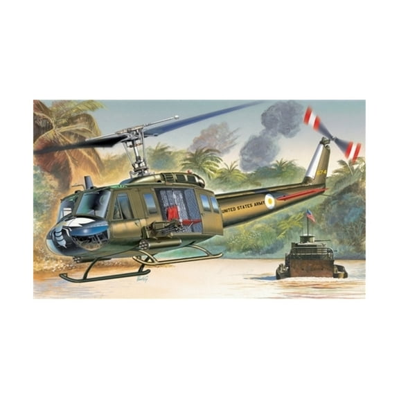 Italeri 1247 Bell UH-1D Iroquois with 4 Different Markings 1/72 Scale Model Kit