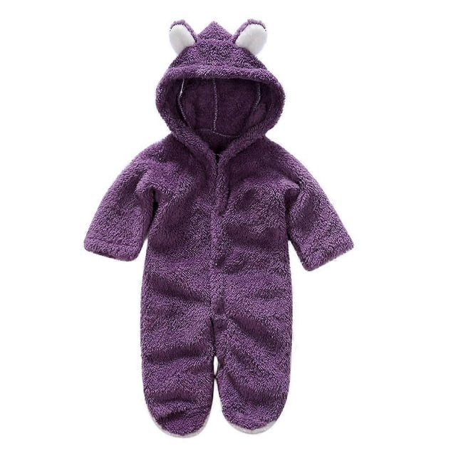 Baby Girl Jumpsuits Warm Cartoon Animal Shape Climbing Suit