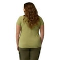 thumbnail image 3 of Dickies Women's Plus Cooling Short Sleeve Pocket T-Shirt, Fern Heather, 1PS, 3 of 5