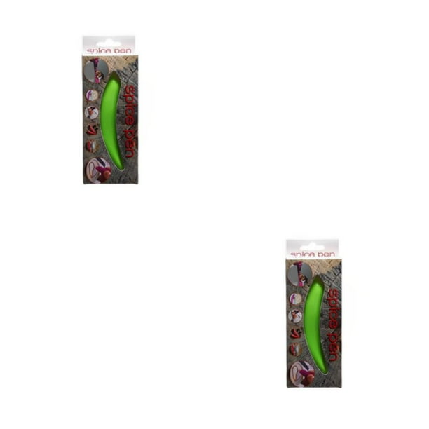 Advancent Bolígrafo de especias de café, bolígrafos de decoración de pasteles, bolígrafo reutilizable para tallar café, herramientas de Verde 2Conjunto