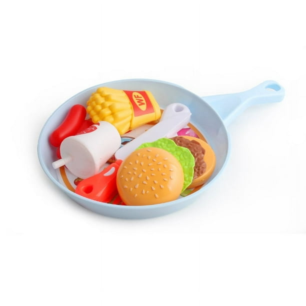 Juguetes de casita para niños, juguetes de cocina de simulación, serie C de frutas para cortar y pegar