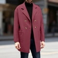 thumbnail image 5 of Fgnfyis Mens Coat Outdoor Casual Wool Blend Anorak Jacket for Versatile Wear Stylish and Functional Design for Everyday Adventures Jacket for Men RD1 XXL, 5 of 6