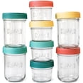 thumbnail image 1 of Tarros de Almacenamiento Mason Bottle Vidrio Reutilizable para Leche Materna, 1 of 7