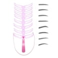 thumbnail image 2 of RAGUPEL Eyebrow Stamp Stencil Kit,Stickable Reusable Eye Brow Template Cards,Long-Lasting Waterproof,Included Waterproof Eyebrow Stamp Natural Grooming Makeup Eye Stencil Brow Stencil, 2 of 7