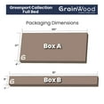 thumbnail image 7 of Grain Wood Furniture Greenport Solid Wood Platform Bed, Full Size, Brushed Driftwood, 7 of 7
