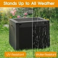 thumbnail image 5 of MCQ Deck Box 31 Gallon, Waterproof Outdoor Storage Box with Lockable Lid, Black, 5 of 9