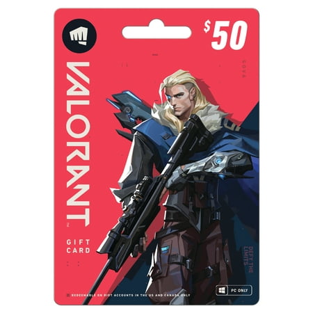 Riot Valorant $50 Gift Card [Physical Card]