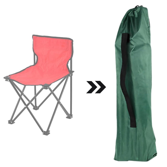 Bolsa para Silla Plegable, Bolsa de Almacenamiento para Sillón Reclinable, Organizador Ligero de Poliéster para Sillas de Patio, Bolsa de Transporte P Verde