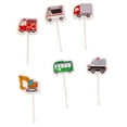 thumbnail image 2 of Visland 6 Pcs Fruit Fork Cartoon BPA Free Reusable Non-slip Multipurpose Plastic Car Koala Cat Bento Stick Party Decor, 2 of 8