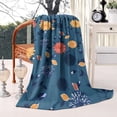 thumbnail image 2 of Pioneer Flower Floral Print Pattern Blanket,Comfortable Soft Lamb Wool Throw Blanket,All Season,Warm Lightweight Blankets for Sofa Bed Couch Living Room Chair,40"x50", 2 of 4