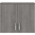 thumbnail image 4 of Bush Business Furniture Universal Storage Laundry Room Wall Cabinet with Doors and Shelves, Platinum Gray (LNS428PG-Z), 4 of 9