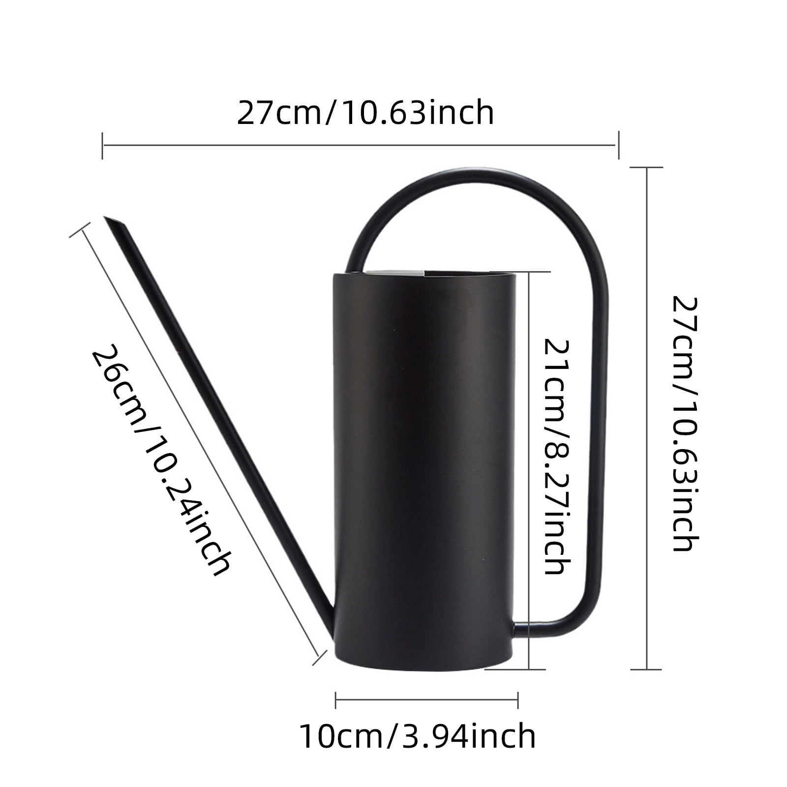 1500ml Watering Can for Indoor Outdoor Stainless Steel Long Spout Gardening Supplies
