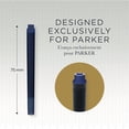 thumbnail image 2 of Cartuchos Para Pluma Fuente Parker Color Azul Parker Cartuchos de recargas, 2 of 5