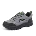 thumbnail image 4 of Wdhugt Chaussures Décontractées d'Extérieur Grises pour Homme Style Randonnée Bout Rond Matériau Pu Confortables Printemps Été Taille 8, 4 of 6